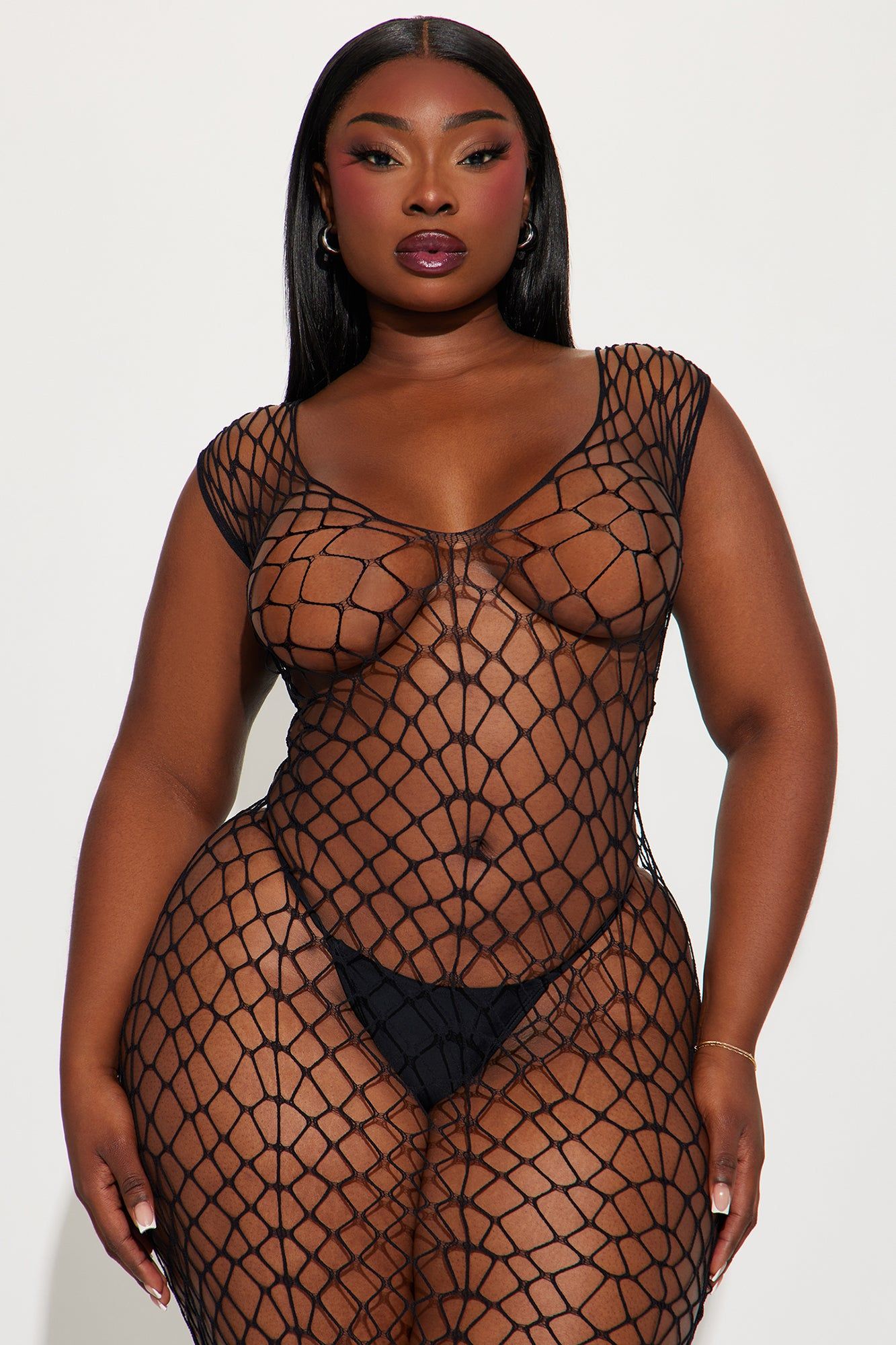 A Little Lovin' Bodystocking Dress - Black sold by Fashion Nova product image thumbnail 5