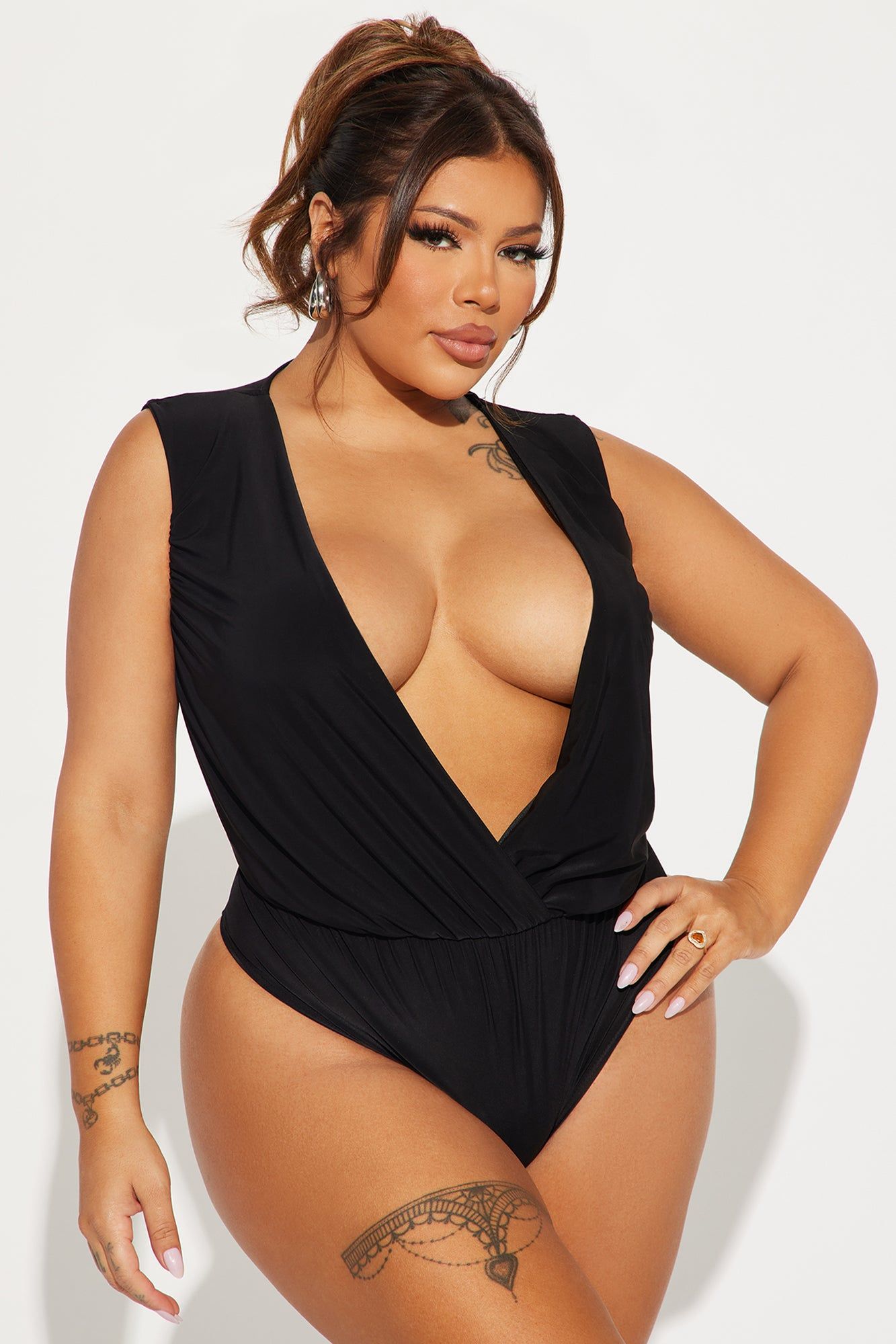 How I Like It Bodysuit - Black sold by Fashion Nova product image thumbnail 5