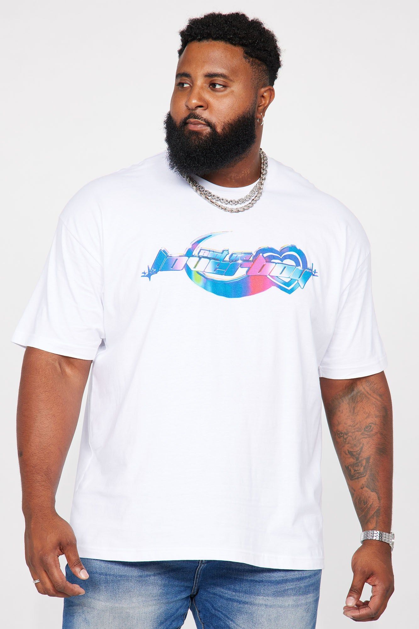 Not A Loverboy Short Sleeve Tee - White sold by Fashion Nova product image thumbnail 2