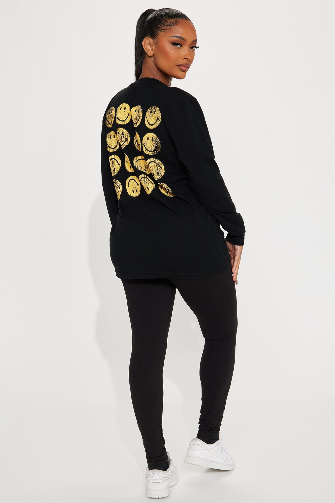 Always Smiling Legging Set - Black sold by Fashion Nova product image thumbnail 5