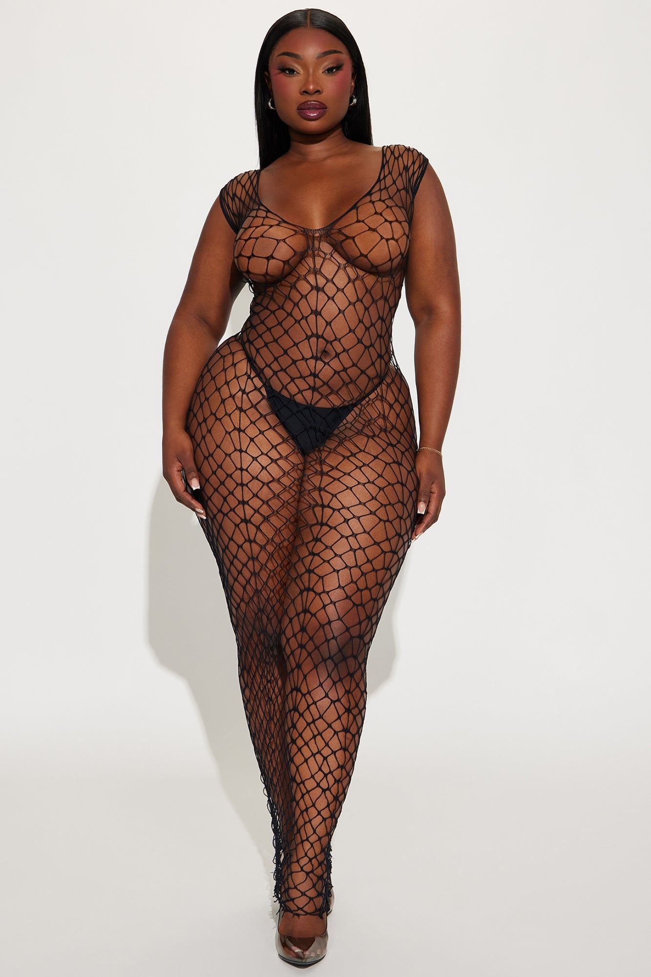 A Little Lovin' Bodystocking Dress - Black sold by Fashion Nova product image thumbnail 4