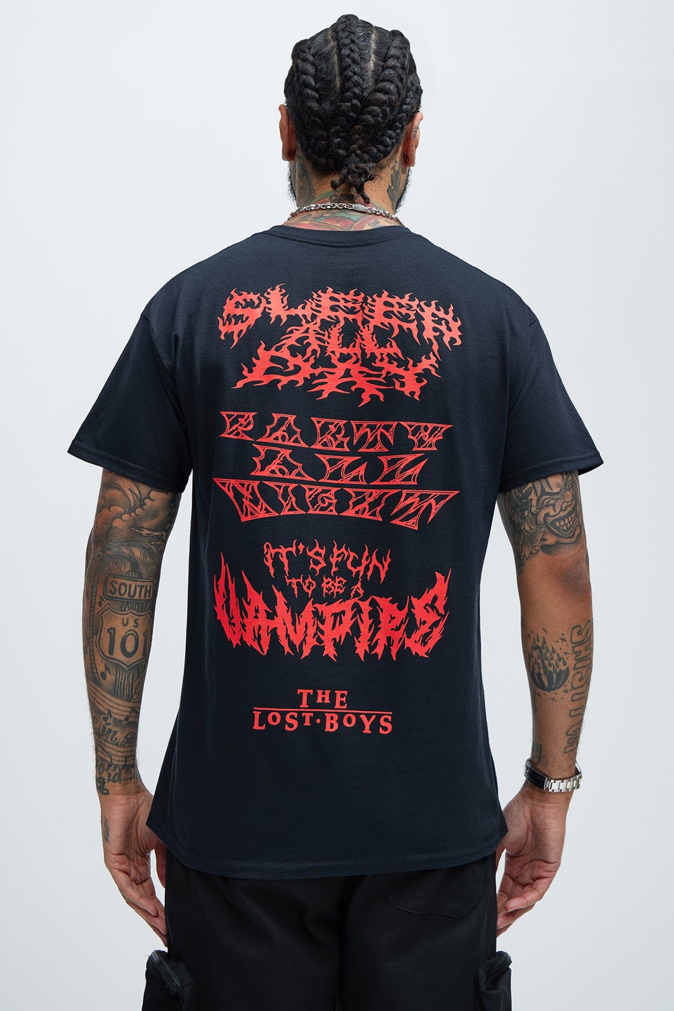 The Lost Boys Sleep All Day Short Sleeve Tee - Black sold by Fashion Nova product image thumbnail 4