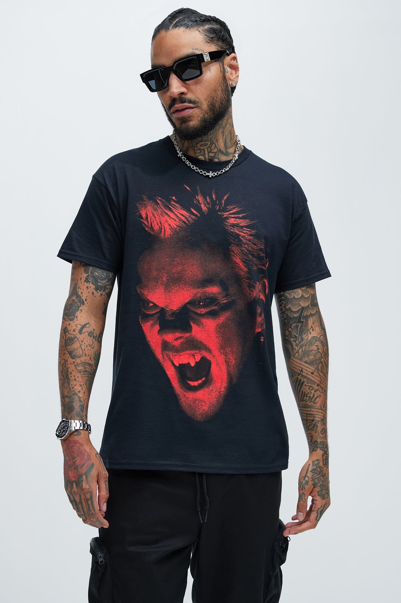 The Lost Boys Sleep All Day Short Sleeve Tee - Black sold by Fashion Nova