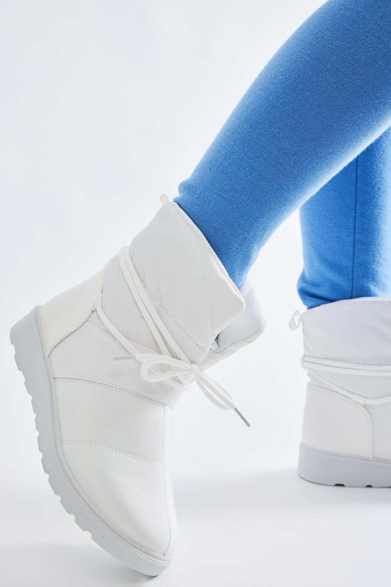 Run It By Me Booties - White sold by Fashion Nova product image thumbnail 3