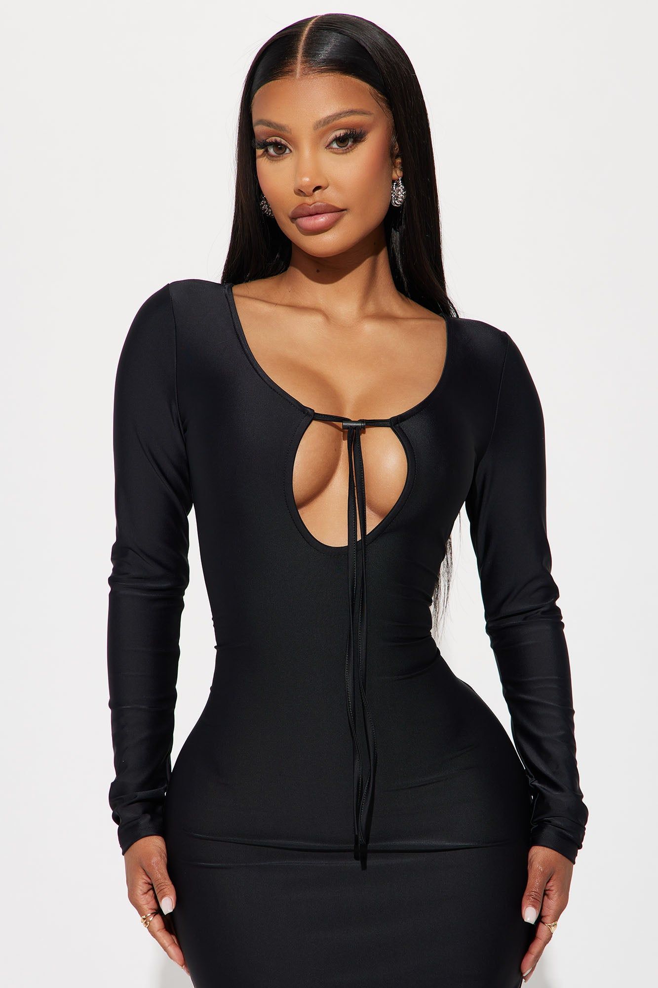 Demi Midi Dress - Black sold by Fashion Nova product image thumbnail 2
