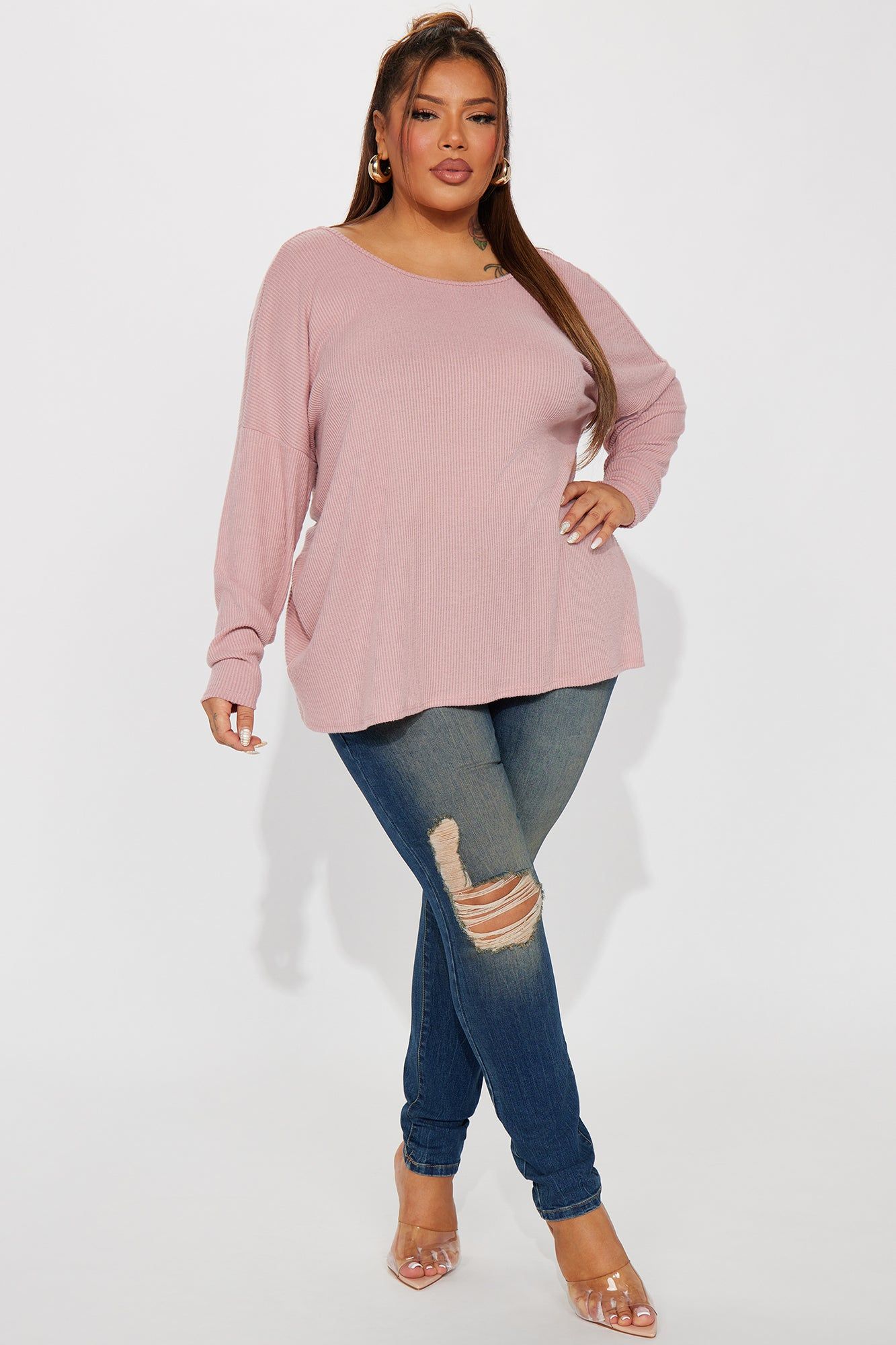 Simply Effortless Top - Mauve sold by Fashion Nova product image thumbnail 6