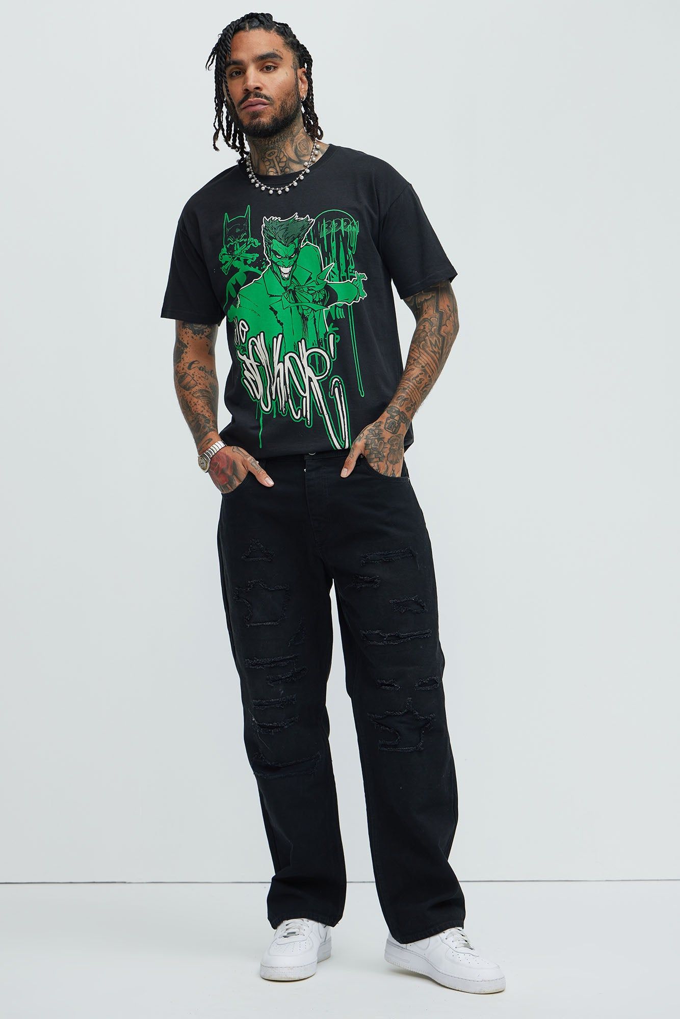 The Joker Tag Short Sleeve Tee - Black sold by Fashion Nova product image thumbnail 2