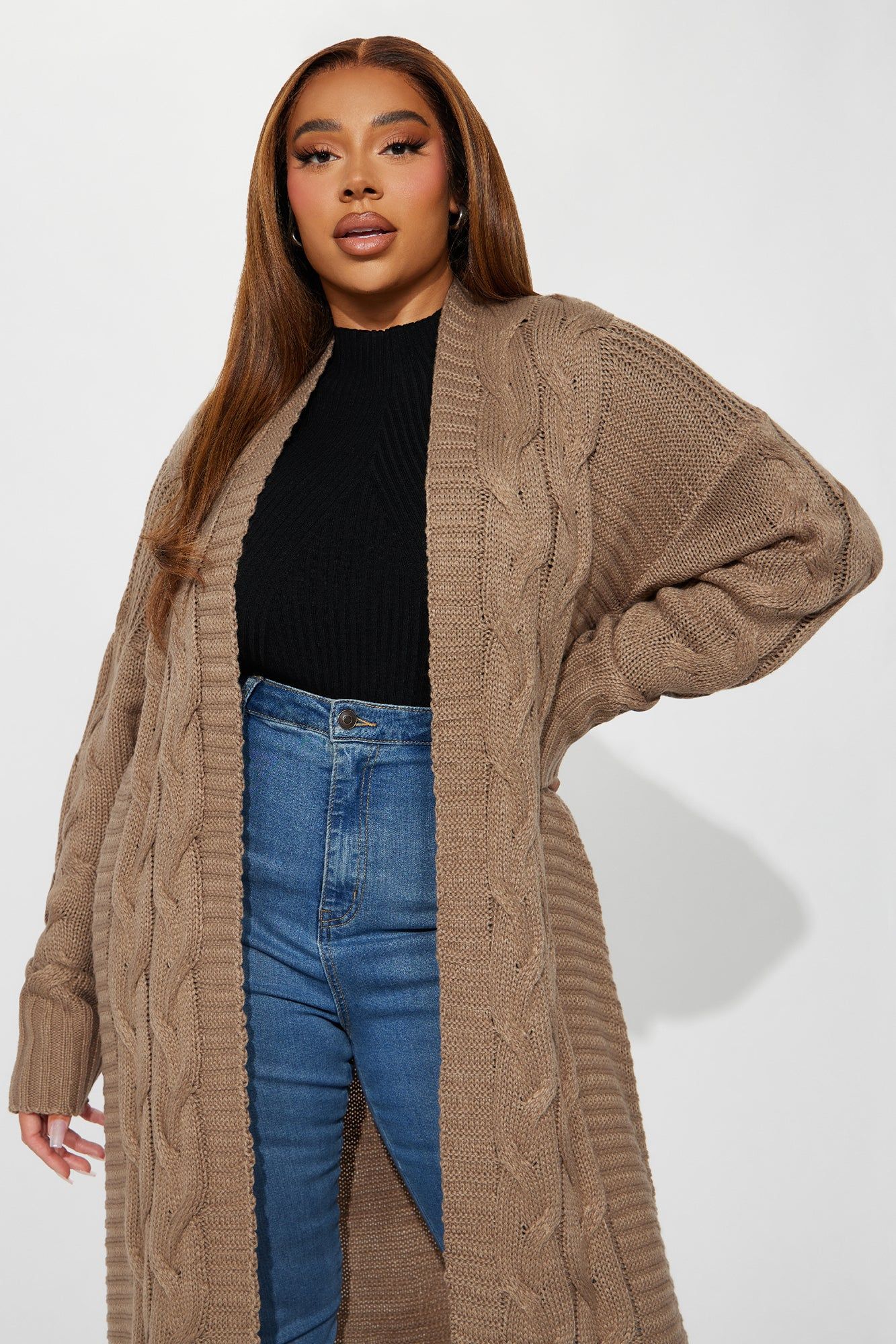 Aneria Cardigan - Taupe sold by Fashion Nova product image thumbnail 5