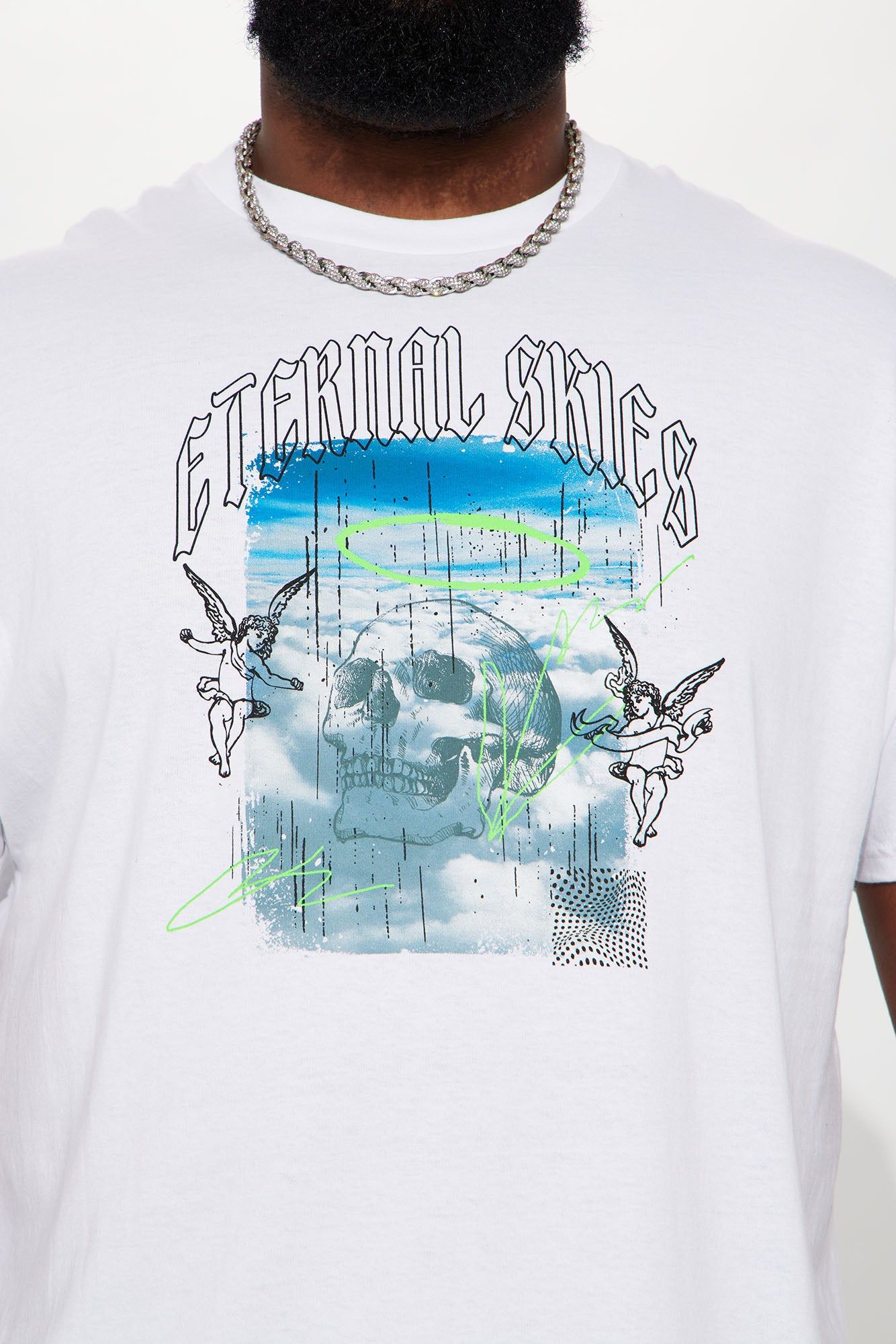 Eternal Skies Short Sleeve Tee - White sold by Fashion Nova product image thumbnail 6