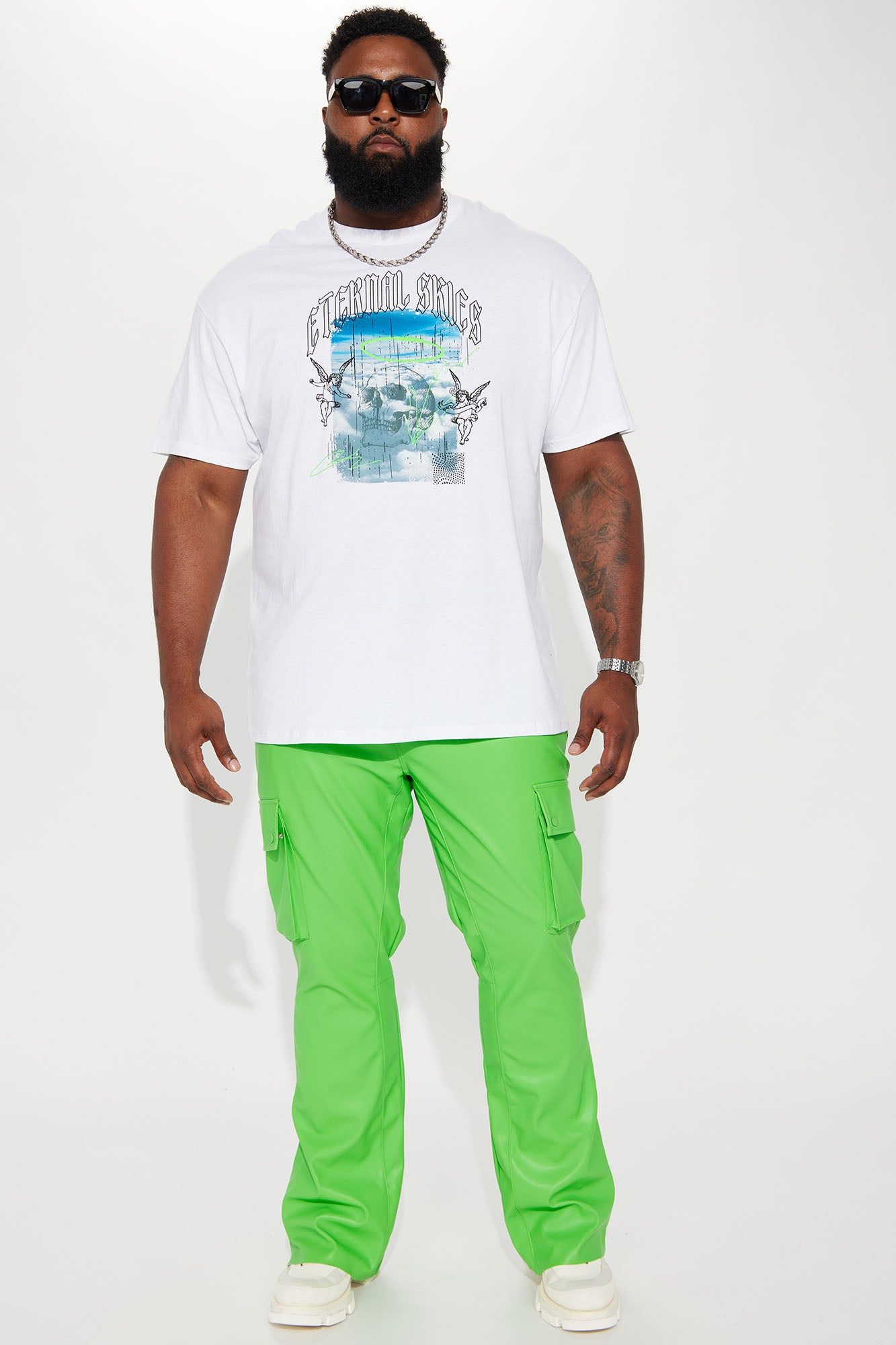 Eternal Skies Short Sleeve Tee - White sold by Fashion Nova product image thumbnail 5