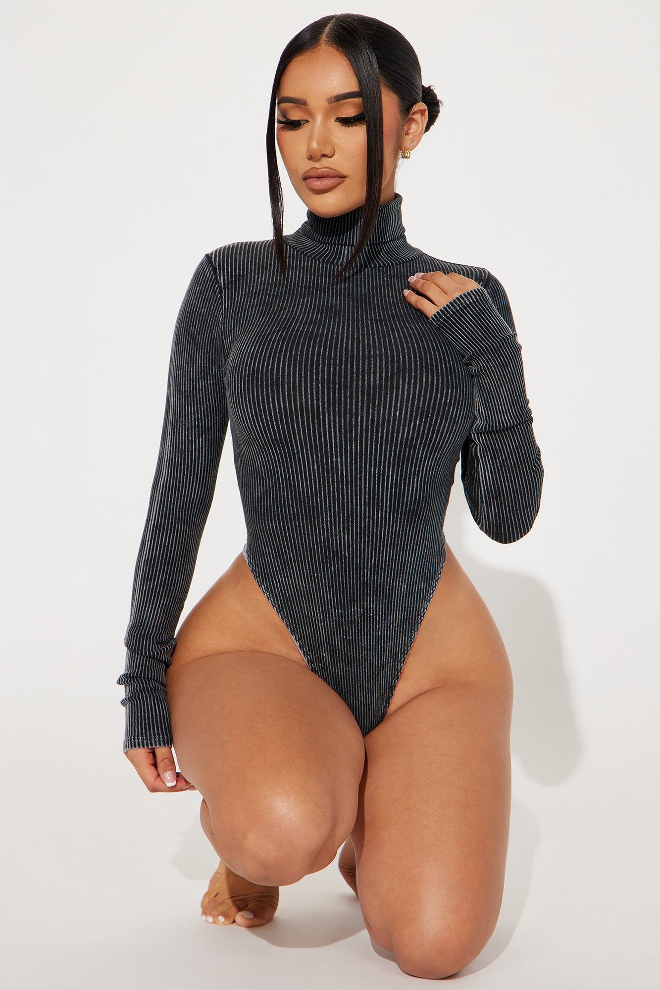 Never Again Mineral Wash Jogger Set - Black sold by Fashion Nova product image thumbnail 2