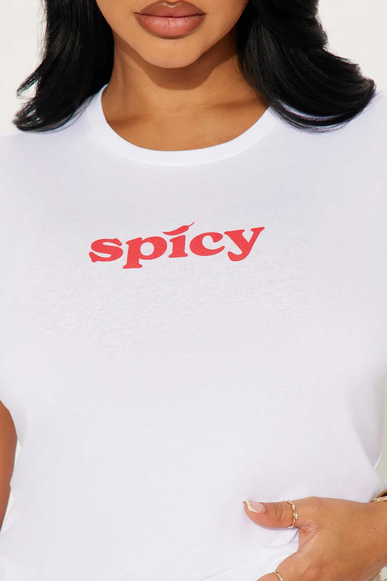 Spicy Mami Graphic Tee - White sold by Fashion Nova product image thumbnail 3