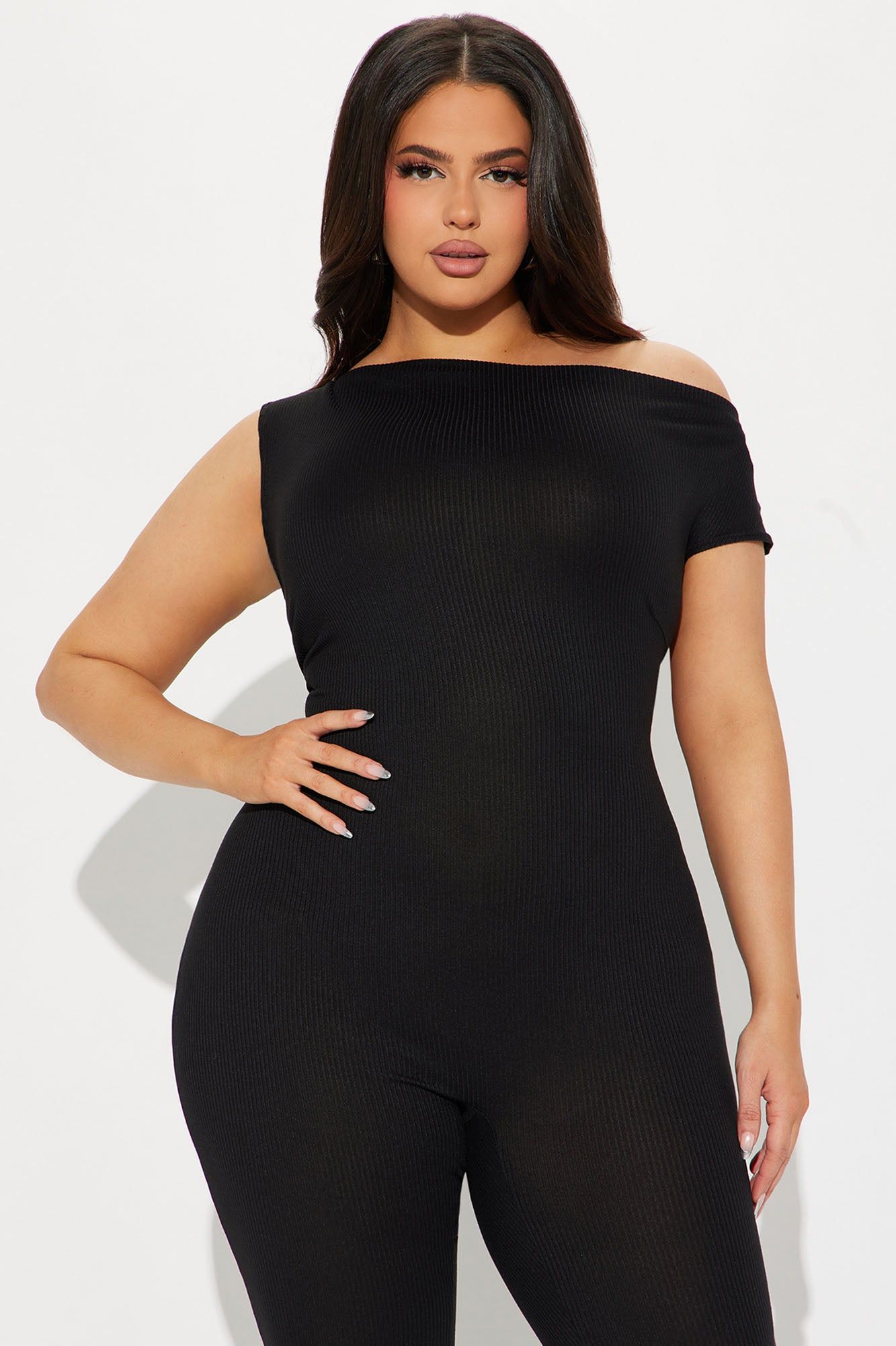The Main Mood Ribbed Jumpsuit - Black sold by Fashion Nova product image thumbnail 5