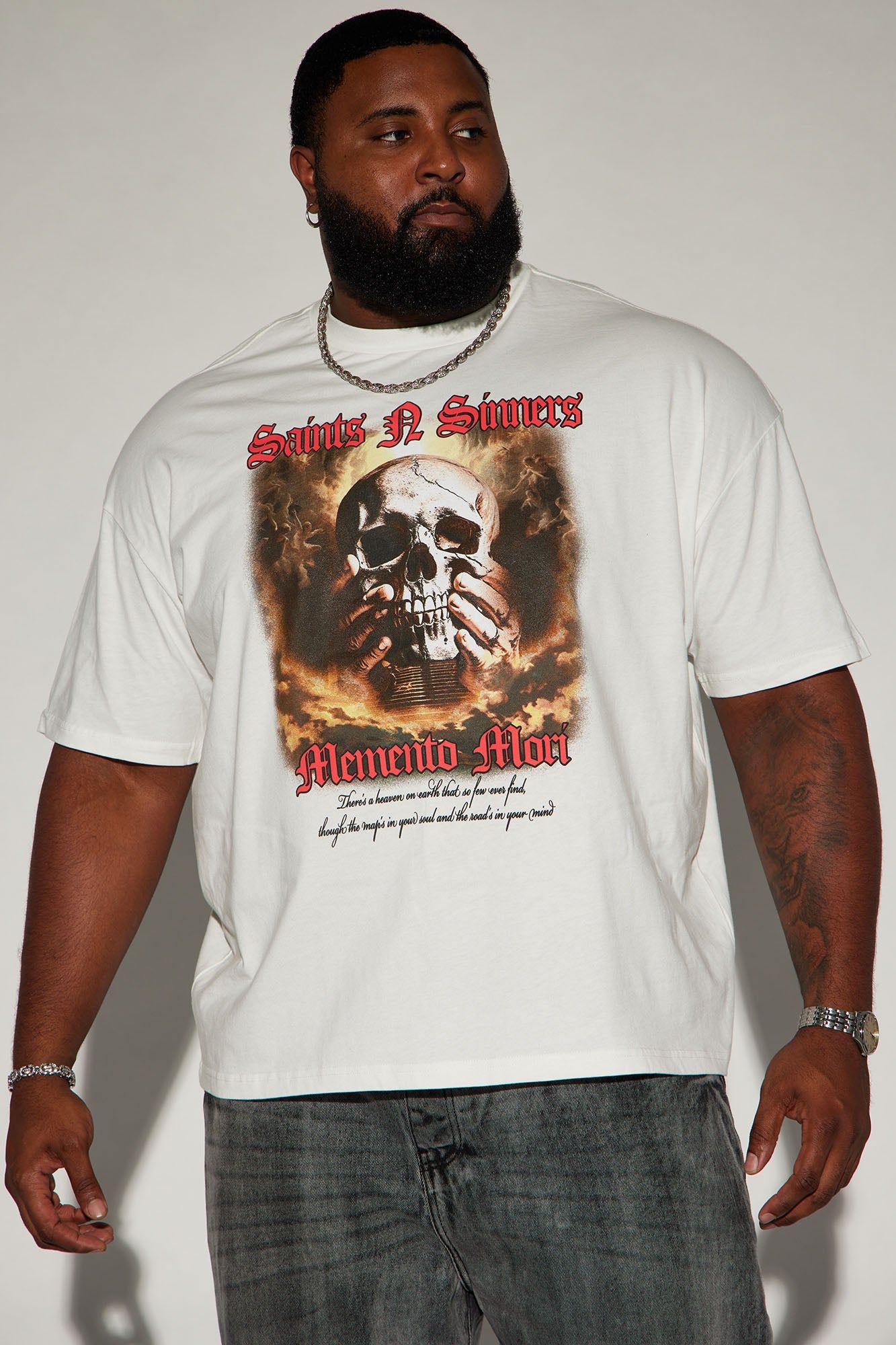 Saint Mori Oversized Short Sleeve Tee - White sold by Fashion Nova product image thumbnail 4