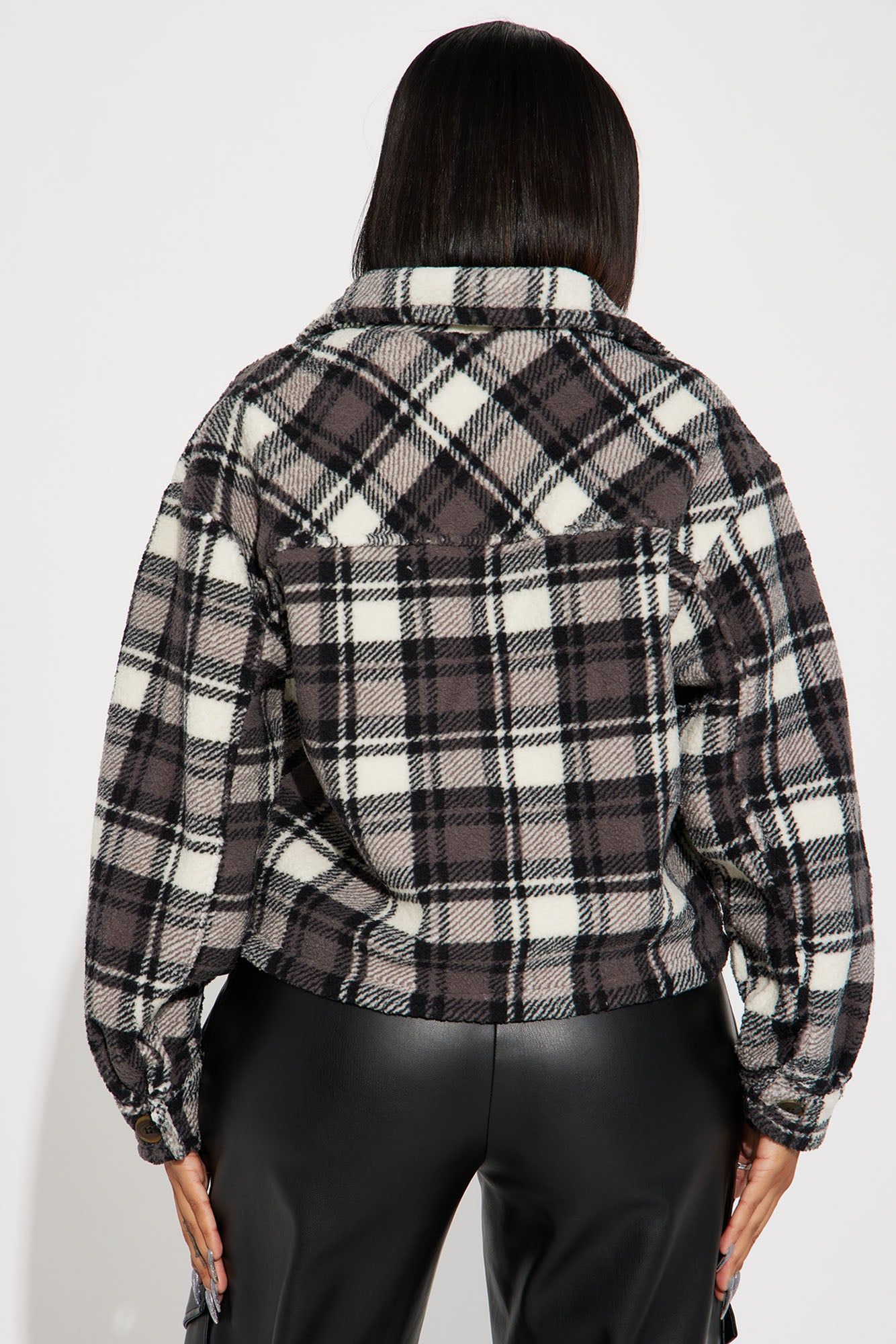 Put The Time In Shacket - Black sold by Fashion Nova product image thumbnail 3