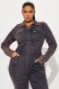 Bad Reputation Denim Jumpsuit - Dark Wash sold by Fashion Nova