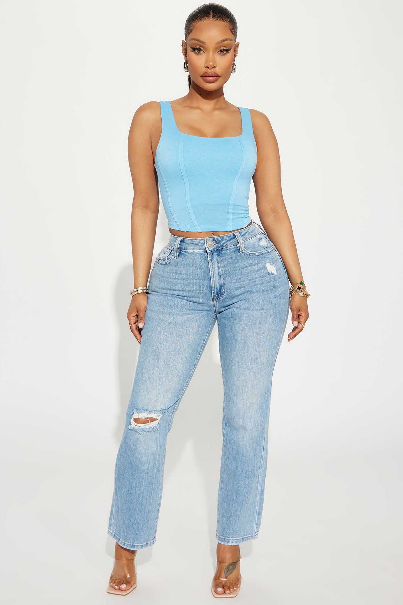 Amanza Corset Top - Blue sold by Fashion Nova product image thumbnail 2