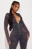 Bad Reputation Denim Jumpsuit - Dark Wash sold by Fashion Nova