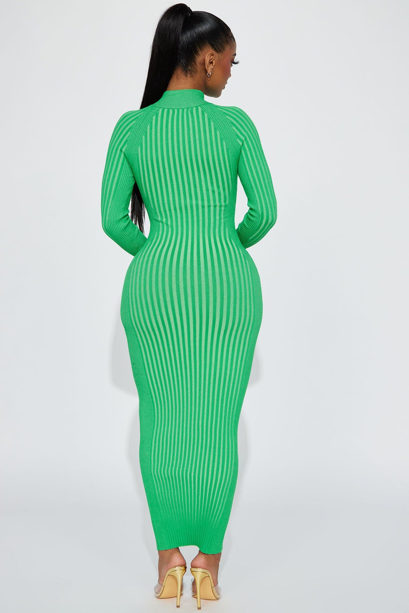Keeping You Warm Sweater Maxi Dress - Kelly Green sold by Fashion Nova product image thumbnail 3