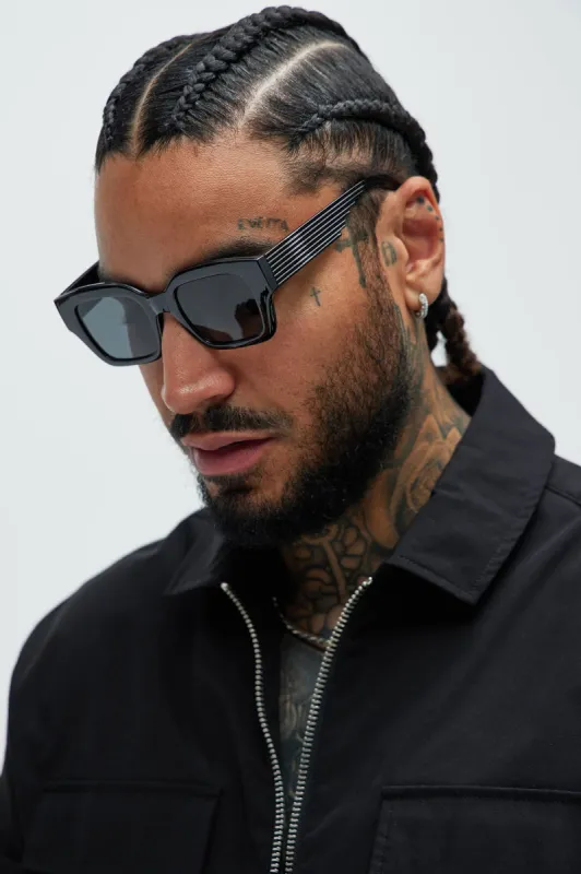 Fastest Flame Sunglasses - Black sold by Fashion Nova