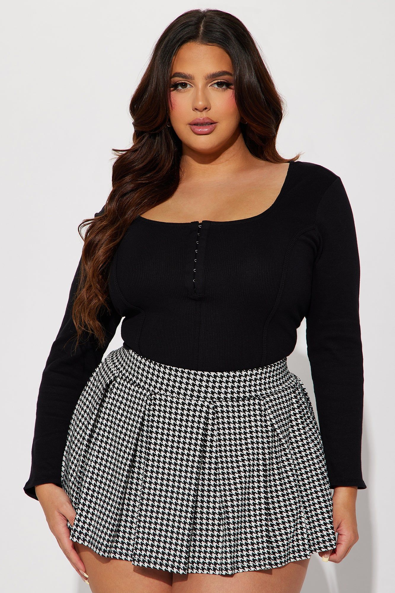 Secret's Out Rib Top - Black sold by Fashion Nova product image thumbnail 4