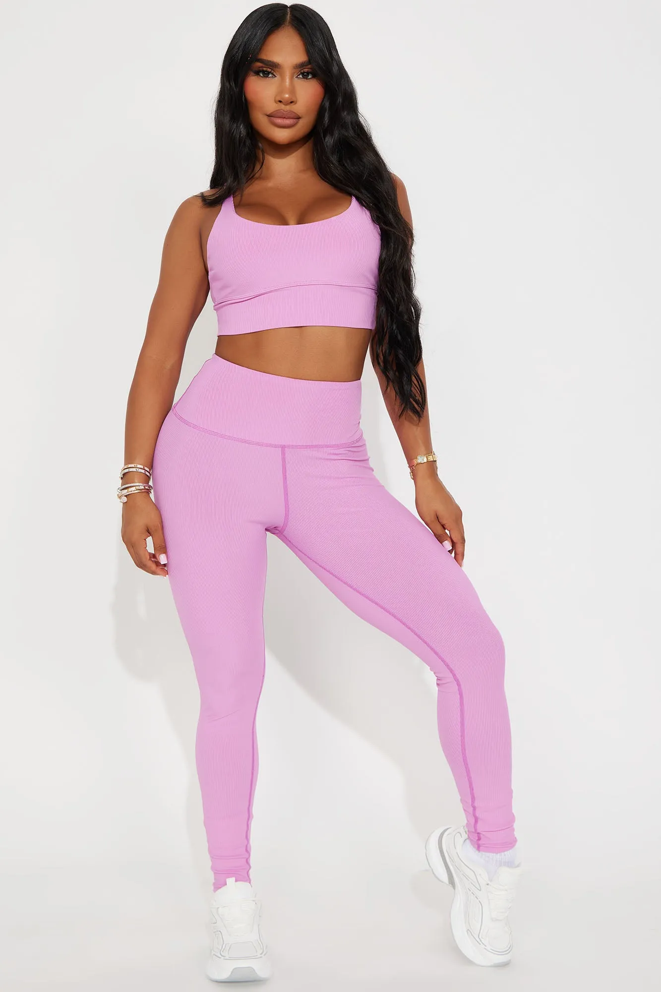 Serenity Ribbed Bra Top - Bubblegum Pink sold by Fashion Nova product image thumbnail 2