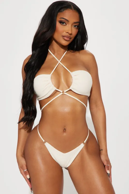 Siren Of The Sea 2 Piece Bikini - Beige sold by Fashion Nova