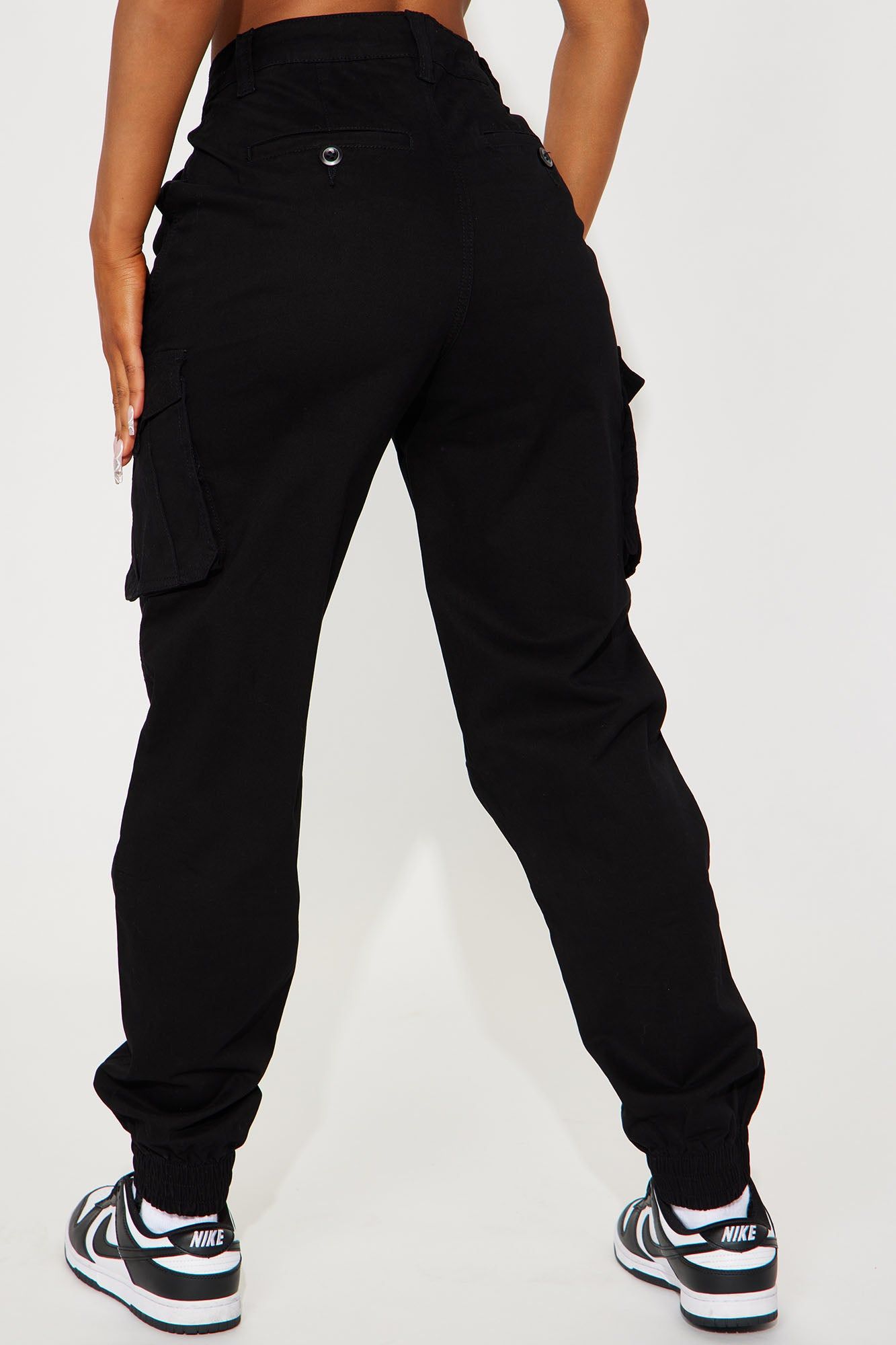 Can't Handle Me Cargo Jogger - Black sold by Fashion Nova product image thumbnail 3