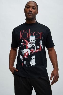 It's The Joker Boxy Short Sleeve Tee - Black sold by Fashion Nova
