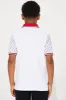 Mini Harry Racing Pique Polo - White sold by Fashion Nova