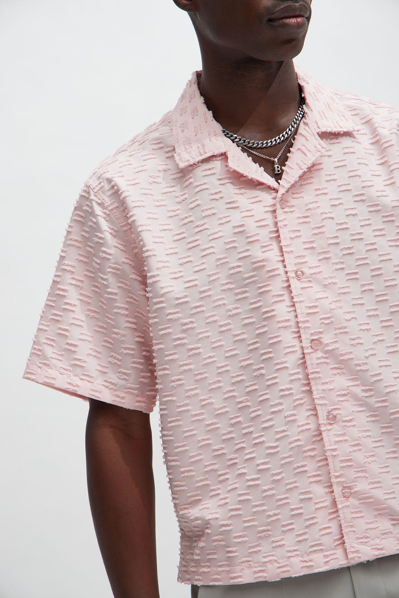 Oden Textured Shirt - Pink sold by Fashion Nova product image thumbnail 3