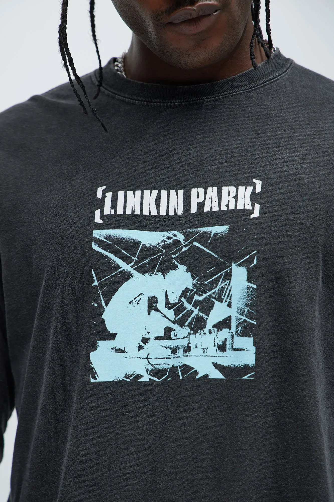 Linkin Park Hybrid Theory Long Sleeve Tee - Black sold by Fashion Nova product image thumbnail 3