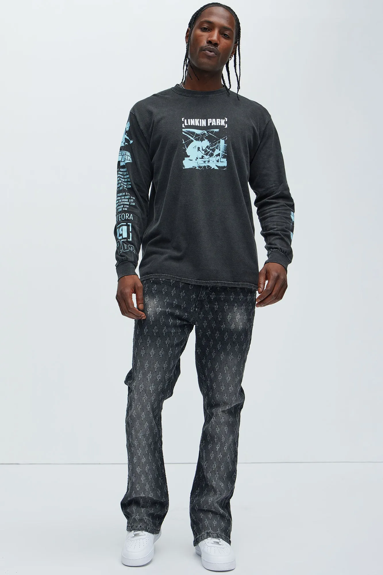 Linkin Park Hybrid Theory Long Sleeve Tee - Black sold by Fashion Nova product image thumbnail 2