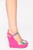 Wonderful You Are Wedges - Pink sold by Fashion Nova