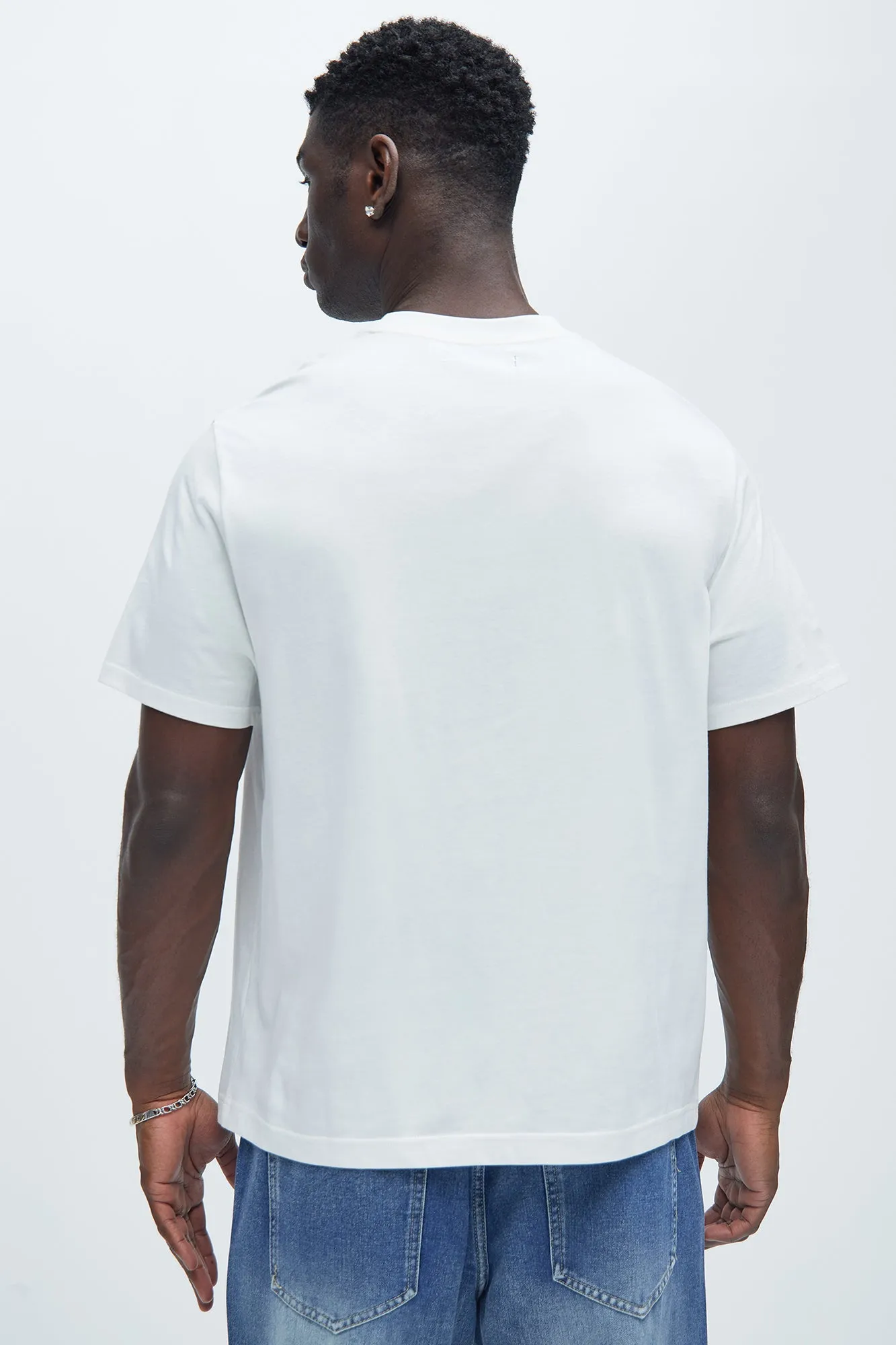 Essential Pocket Crew Tee - White sold by Fashion Nova product image thumbnail 3