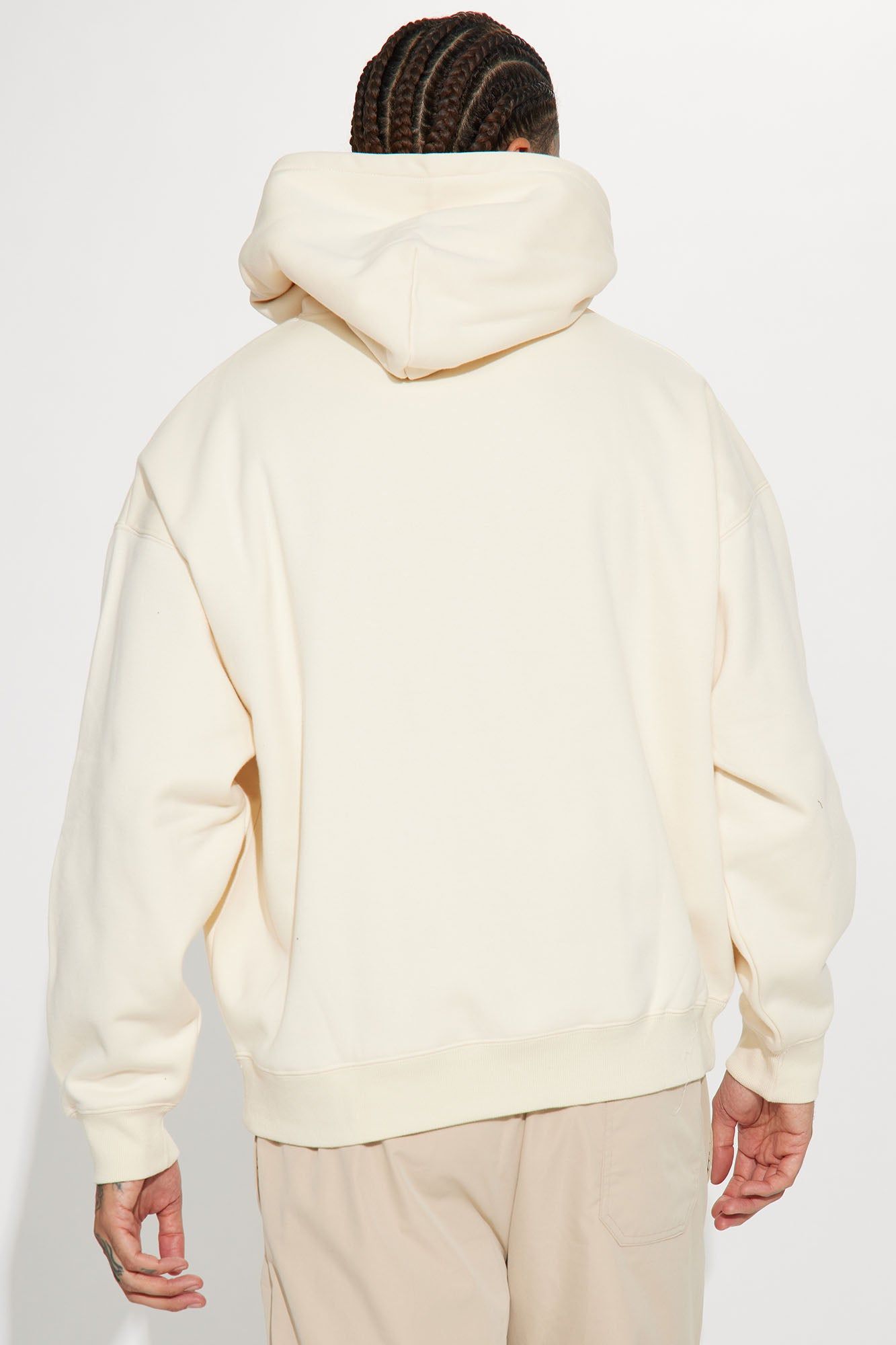 Tyson Oversized Heavyweight Hoodie - Cream sold by Fashion Nova product image thumbnail 3