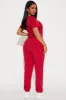 On Call Jogger Stretch Uniform Scrub Set - Red sold by Fashion Nova
