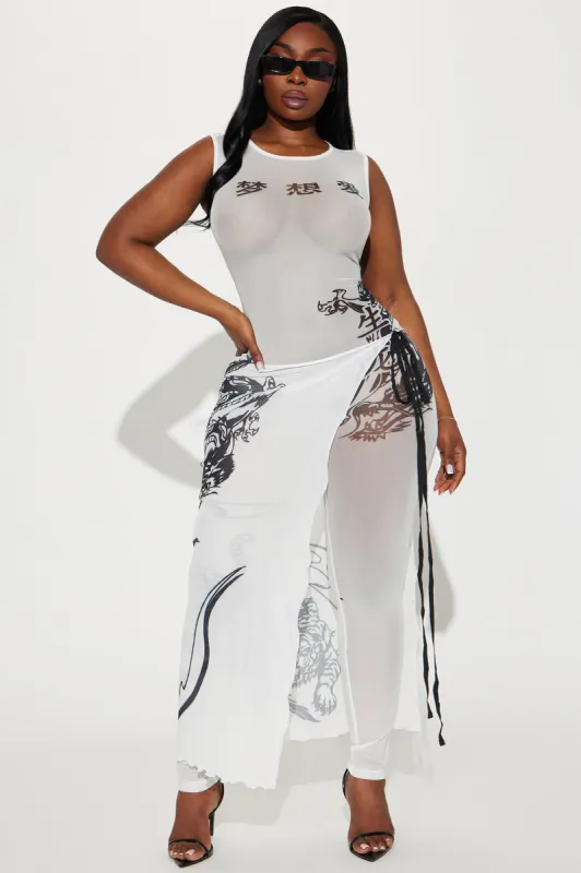 Wrapped Around You Jumpsuit Set - White sold by Fashion Nova