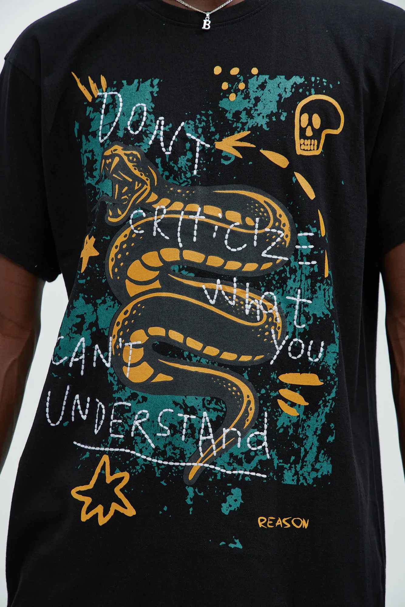 Don't Criticize Short Sleeve Tee - Black sold by Fashion Nova product image thumbnail 2