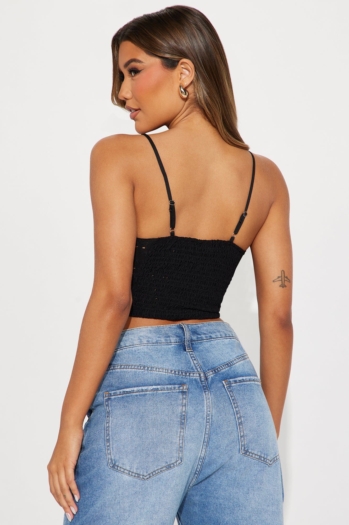Let's Brunch Eyelet Top - Black sold by Fashion Nova product image thumbnail 3