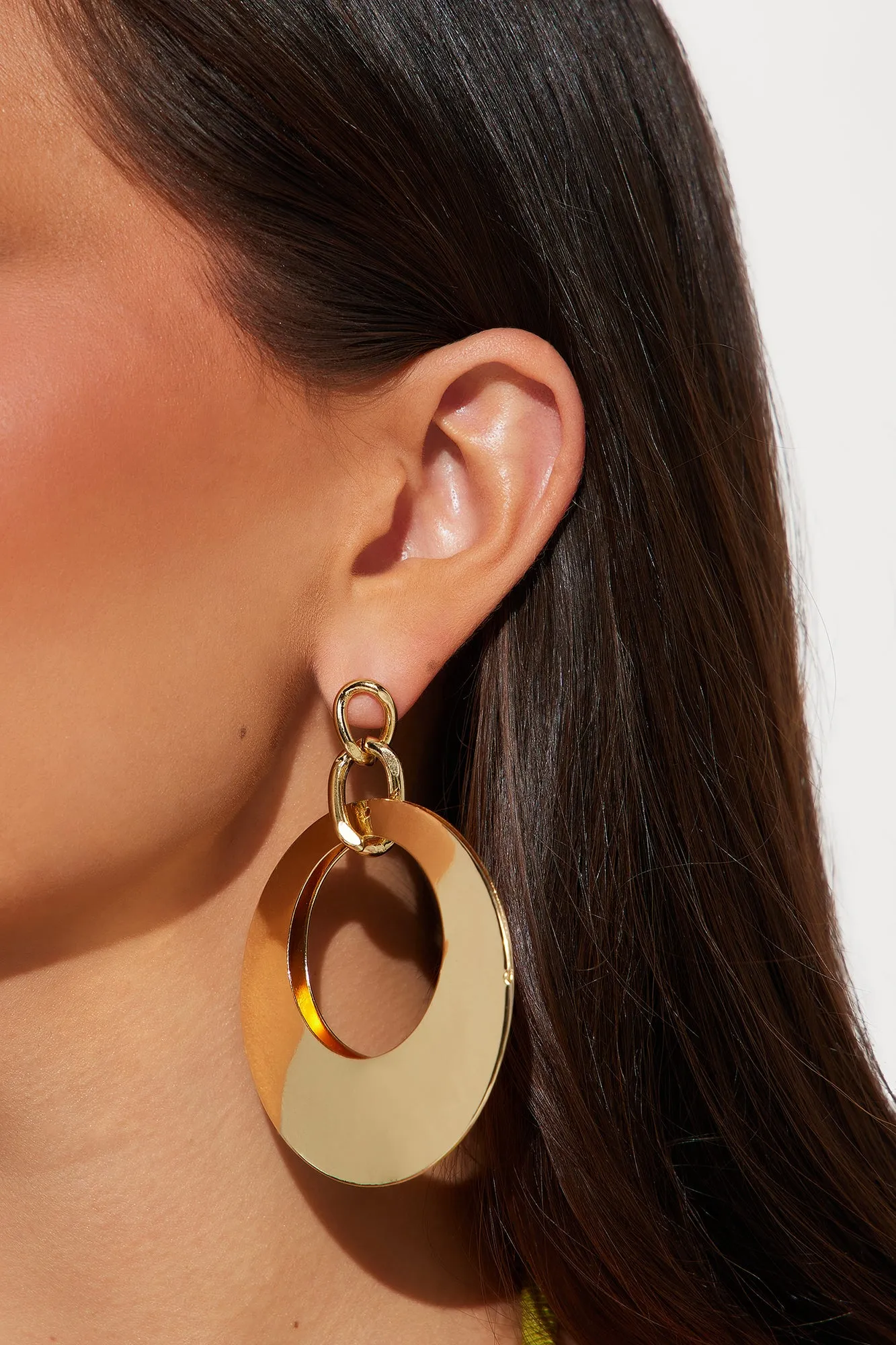 Have No Filter Earrings - Gold sold by Fashion Nova