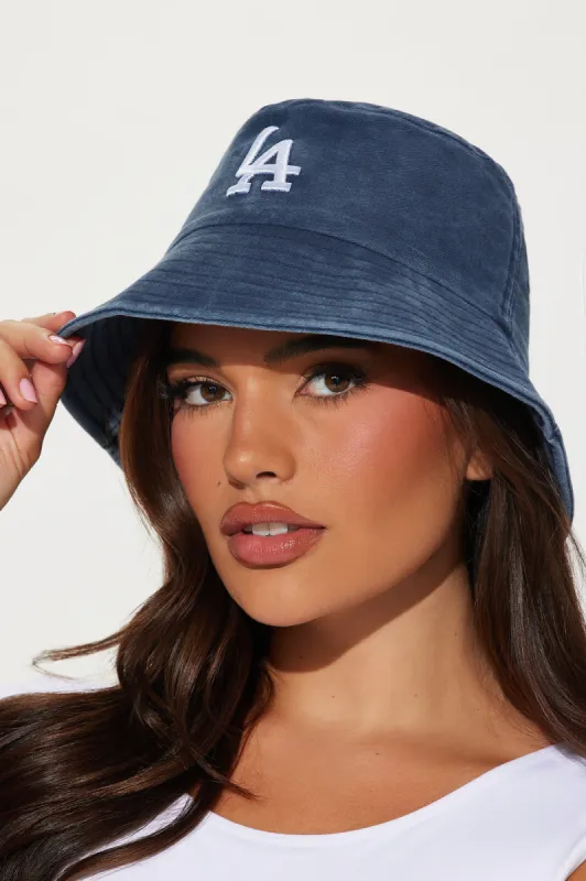 LA's Best Bucket Hat - Medium Wash sold by Fashion Nova