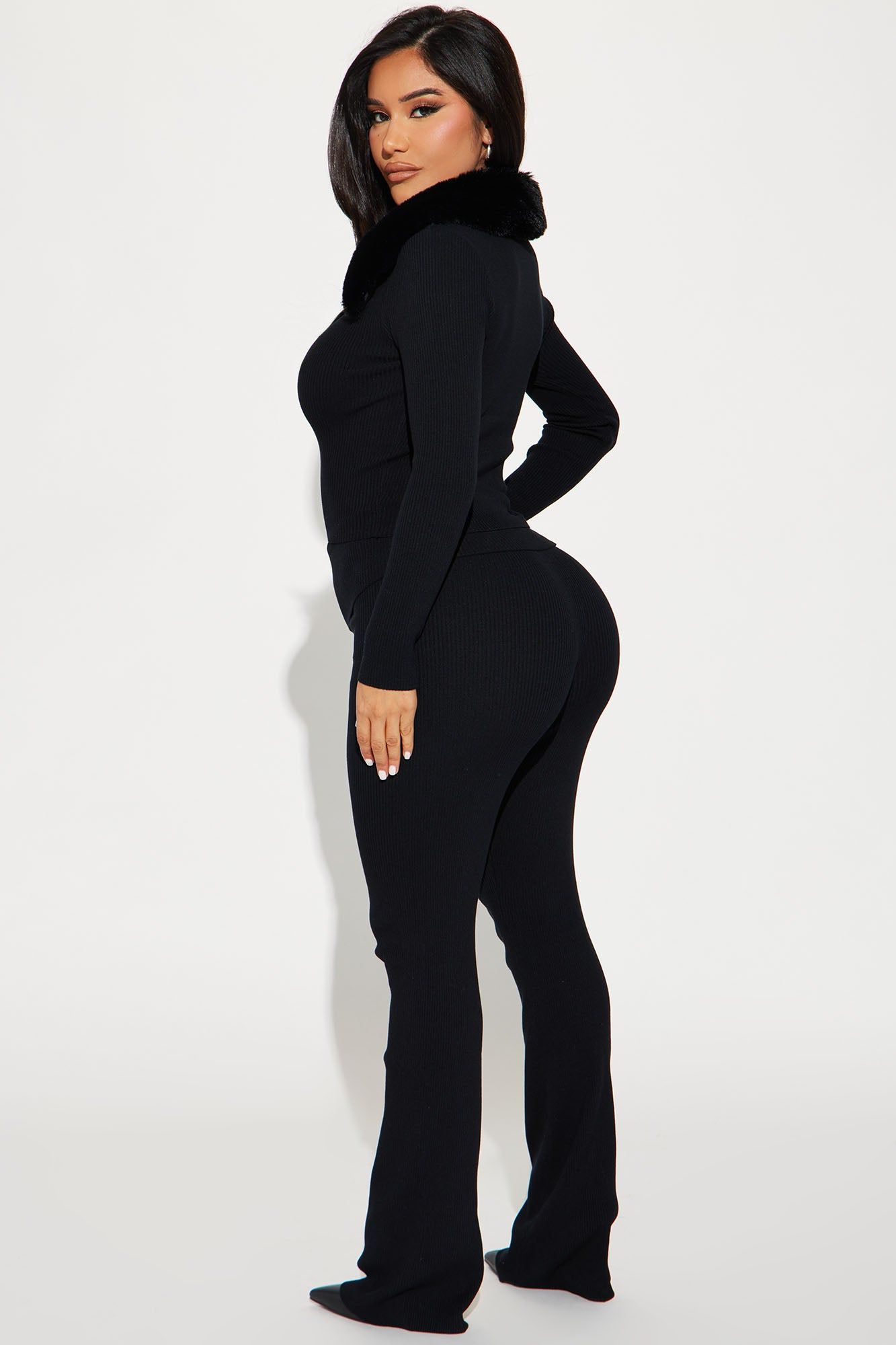 Always Sweet Sweater Pant Set - Black sold by Fashion Nova product image thumbnail 3