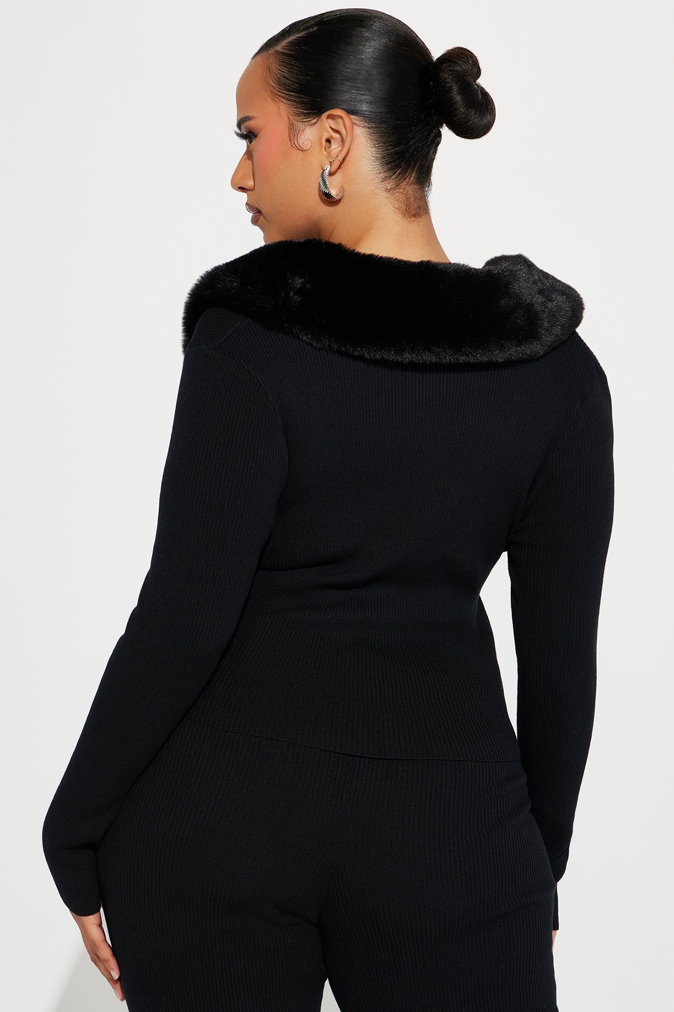 Always Sweet Sweater Pant Set - Black sold by Fashion Nova product image thumbnail 6