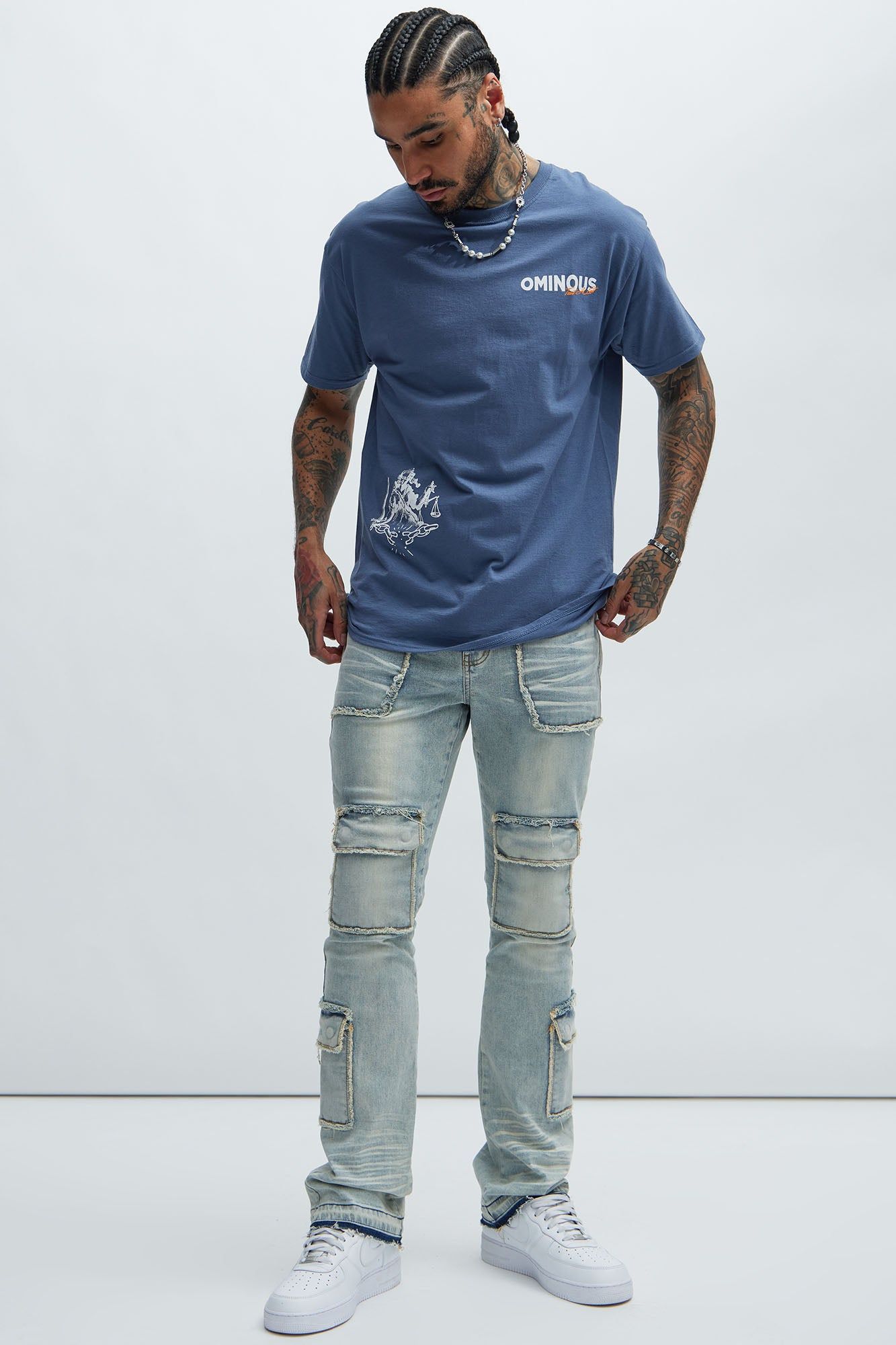 Ominous Short Sleeve Tee - Blue sold by Fashion Nova product image thumbnail 2