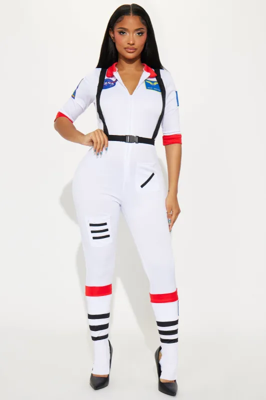 All Star Astronaut 3 Piece Costume Set - White/combo sold by Fashion Nova