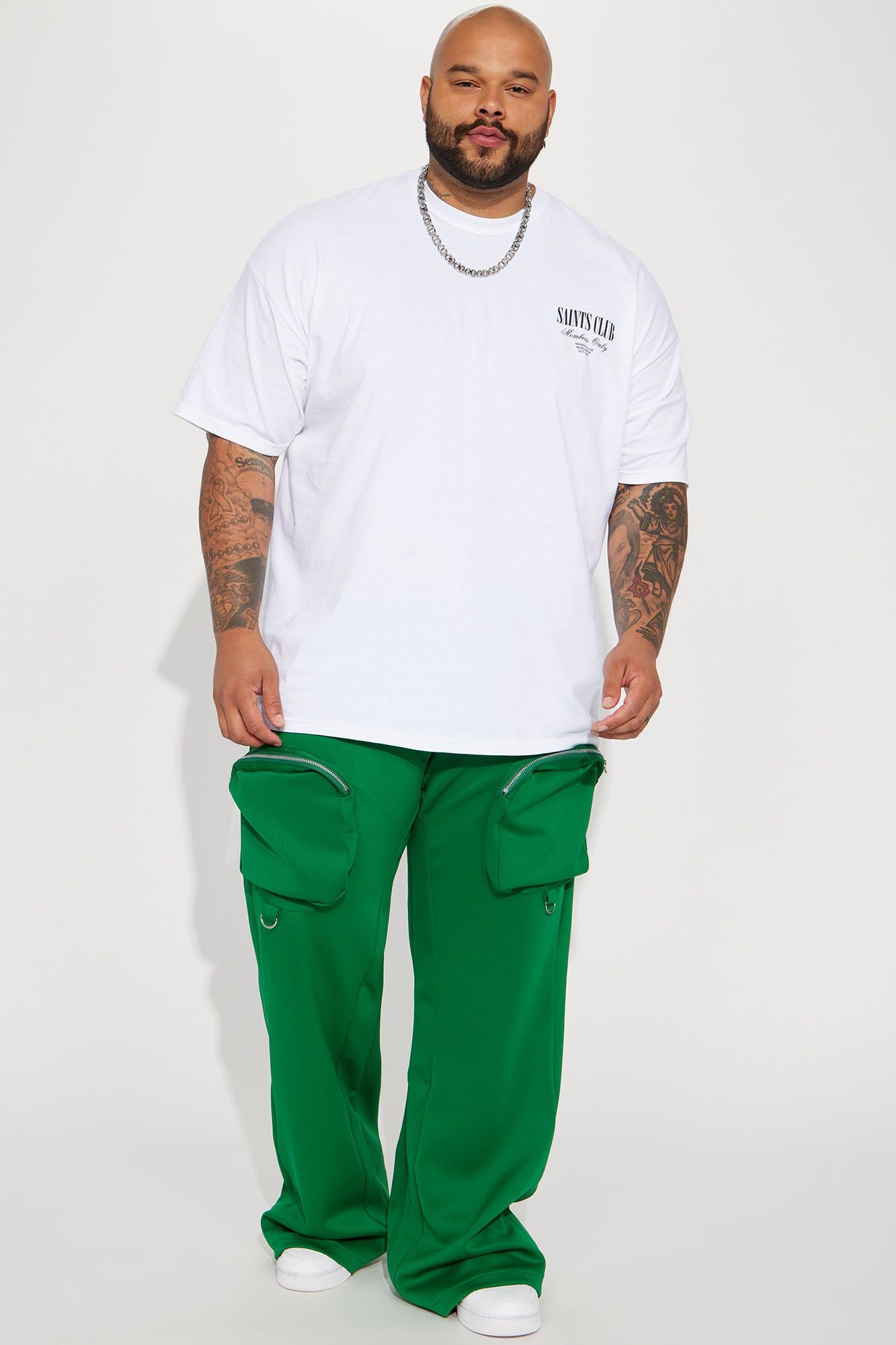 Saints Club Short Sleeve Tee - White sold by Fashion Nova product image thumbnail 6