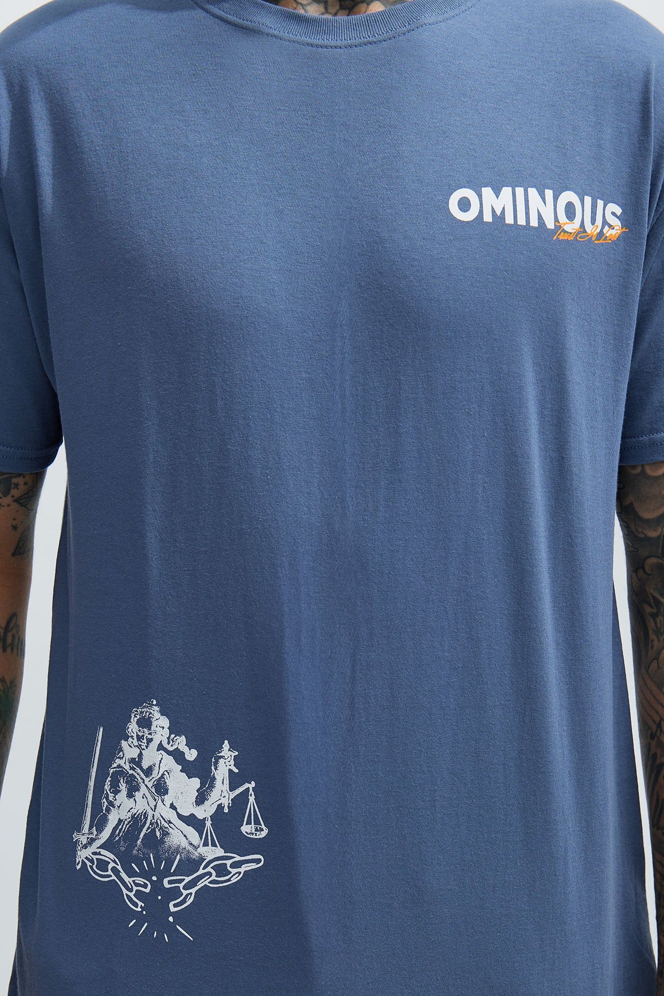 Ominous Short Sleeve Tee - Blue sold by Fashion Nova product image thumbnail 3