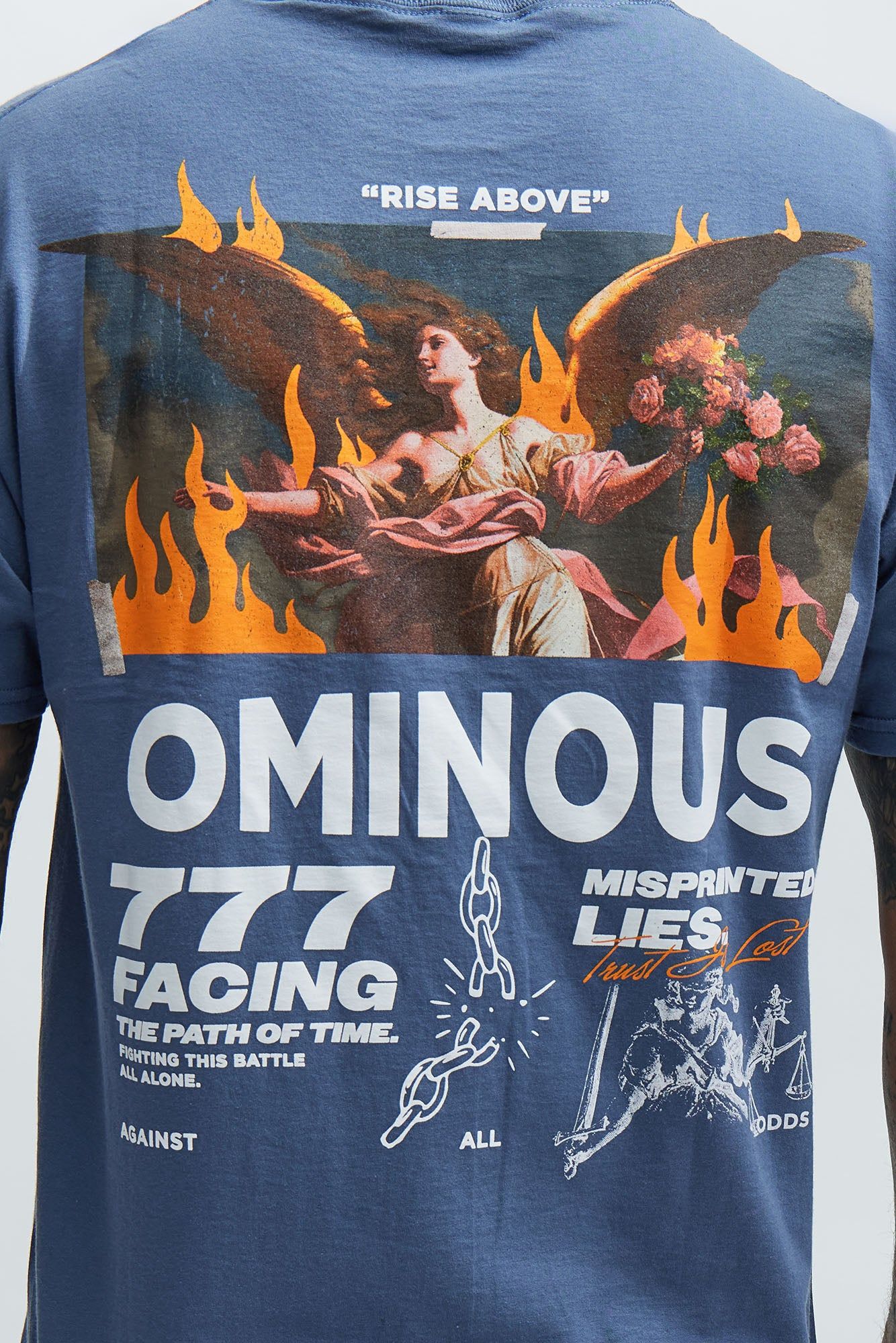 Ominous Short Sleeve Tee - Blue sold by Fashion Nova product image thumbnail 5