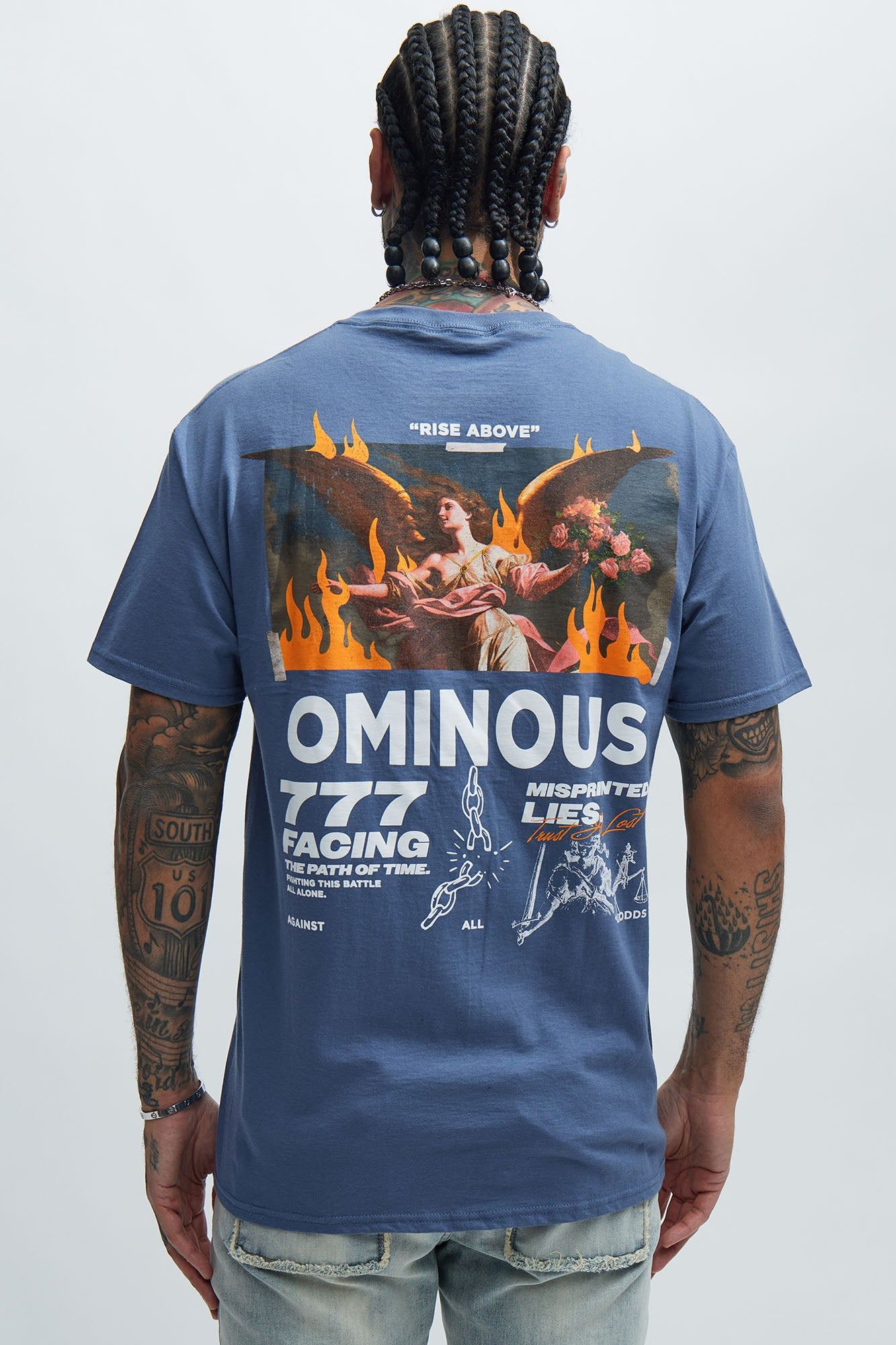 Ominous Short Sleeve Tee - Blue sold by Fashion Nova product image thumbnail 4